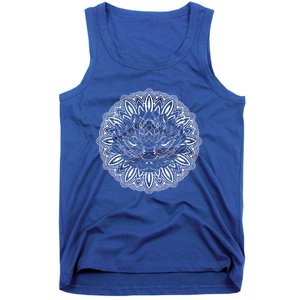 Fractal Geometry Flower Blossom Boho Dala Yoga Art Lotus Meaningful Gift Tank Top