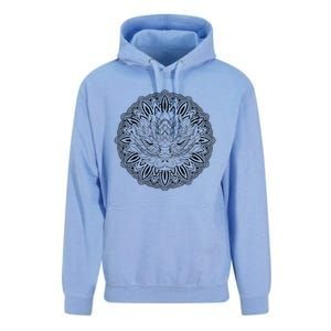 Fractal Geometry Flower Blossom Boho Dala Yoga Art Lotus Meaningful Gift Unisex Surf Hoodie