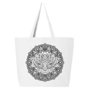 Fractal Geometry Flower Blossom Boho Dala Yoga Art Lotus Meaningful Gift 25L Jumbo Tote