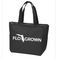 Florida Grown Flo Grown Gear Zip Tote Bag