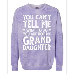 Funny Grandpa For Grandfather Papa Birthday Colorblast Crewneck Sweatshirt