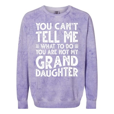 Funny Grandpa For Grandfather Papa Birthday Colorblast Crewneck Sweatshirt