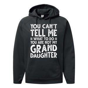 Funny Grandpa For Grandfather Papa Birthday Performance Fleece Hoodie