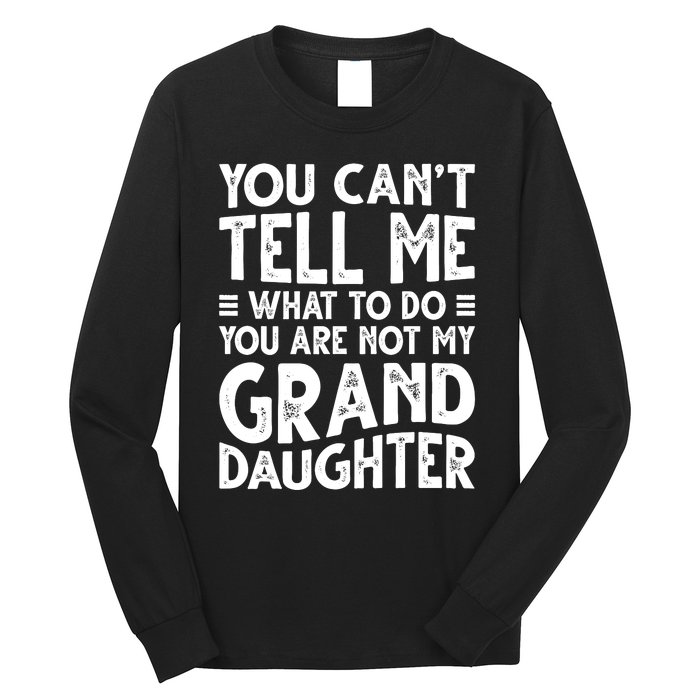 Funny Grandpa For Grandfather Papa Birthday Long Sleeve Shirt