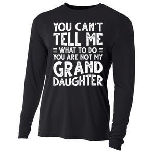 Funny Grandpa For Grandfather Papa Birthday Cooling Performance Long Sleeve Crew