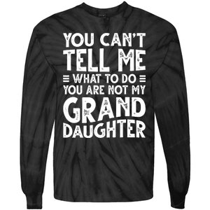 Funny Grandpa For Grandfather Papa Birthday Tie-Dye Long Sleeve Shirt