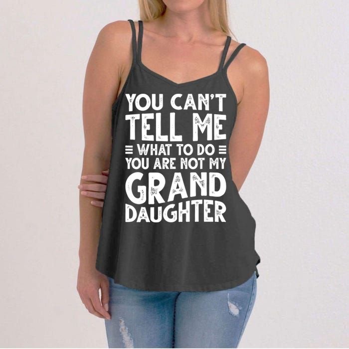 Funny Grandpa For Grandfather Papa Birthday Women's Strappy Tank