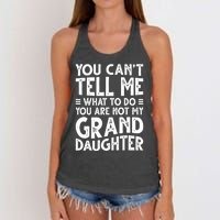 Funny Grandpa For Grandfather Papa Birthday Women's Knotted Racerback Tank