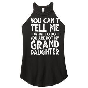 Funny Grandpa For Grandfather Papa Birthday Women's Perfect Tri Rocker Tank