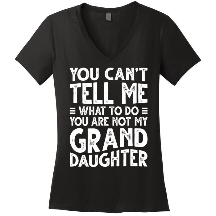 Funny Grandpa For Grandfather Papa Birthday Women's V-Neck T-Shirt