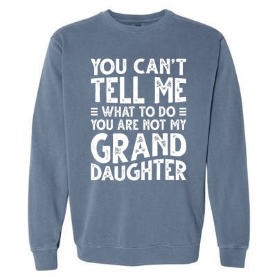 Funny Grandpa For Grandfather Papa Birthday Garment-Dyed Sweatshirt