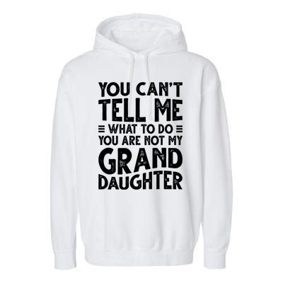 Funny Grandpa For Grandfather Papa Birthday Garment-Dyed Fleece Hoodie