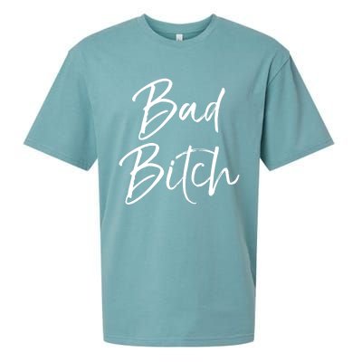 Funny Gift For Bad Ass Boss Quote Cute Bad Bitch Cute Gift Sueded Cloud Jersey T-Shirt