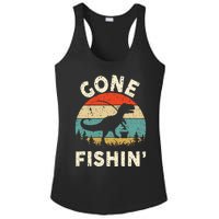 Funny Gone Fishing Ladies PosiCharge Competitor Racerback Tank