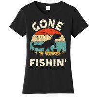 Funny Gone Fishing Women's T-Shirt