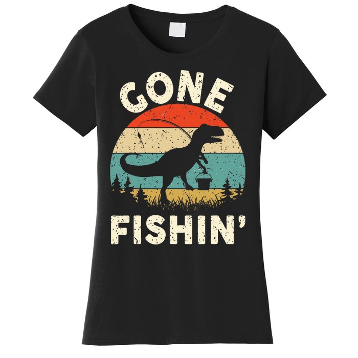 Funny Gone Fishing Women's T-Shirt