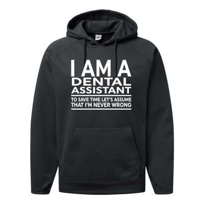 Funny Gift For Dental Assistant Coworker Birthday Performance Fleece Hoodie