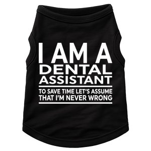 Funny Gift For Dental Assistant Coworker Birthday Doggie Tank