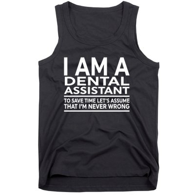 Funny Gift For Dental Assistant Coworker Birthday Tank Top