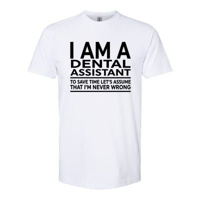 Funny Gift For Dental Assistant Coworker Birthday Softstyle® CVC T-Shirt