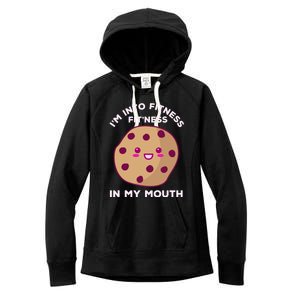 Funny Gym Fitness Workout Kawaii Cookie Baker Baking Bake Great Gift Women's Fleece Hoodie