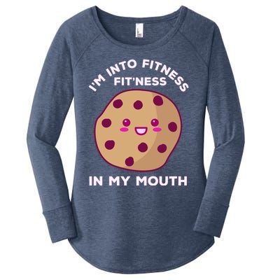 Funny Gym Fitness Workout Kawaii Cookie Baker Baking Bake Great Gift Women's Perfect Tri Tunic Long Sleeve Shirt