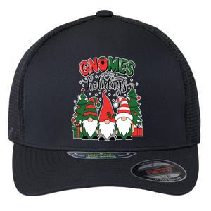 Festive Gnomes For The Holidays Christmas Cheer And Fun Flexfit Unipanel Trucker Cap