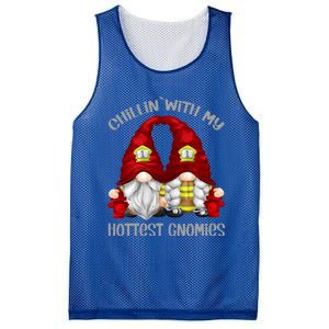 Firefighter Gnome For Fire Chillin With My Gnomies Gift Mesh Reversible Basketball Jersey Tank