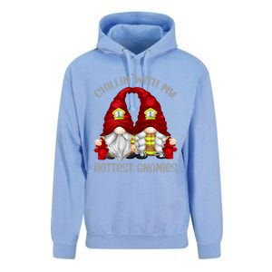 Firefighter Gnome For Fire Chillin With My Gnomies Gift Unisex Surf Hoodie