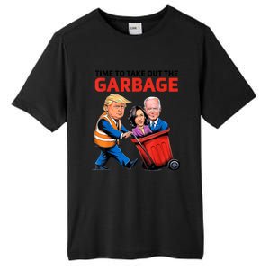 Funny Garbage For Trump 2024 Time To Take Out The Garbage Great Gift Tall Fusion ChromaSoft Performance T-Shirt