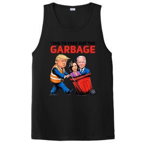 Funny Garbage For Trump 2024 Time To Take Out The Garbage Great Gift PosiCharge Competitor Tank