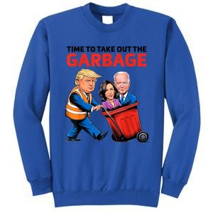 Funny Garbage For Trump 2024 Time To Take Out The Garbage Great Gift Sweatshirt