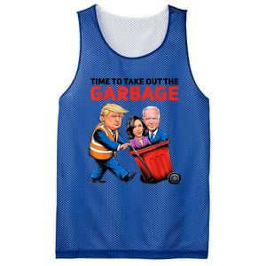 Funny Garbage For Trump 2024 Time To Take Out The Garbage Great Gift Mesh Reversible Basketball Jersey Tank