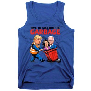 Funny Garbage For Trump 2024 Time To Take Out The Garbage Great Gift Tank Top