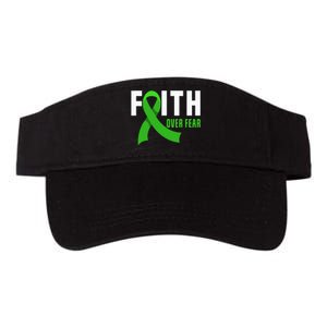 Faith God Fear Traumatic Brain Injury Awareness TBI Warrior Valucap Bio-Washed Visor