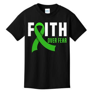 Faith God Fear Traumatic Brain Injury Awareness TBI Warrior Kids T-Shirt