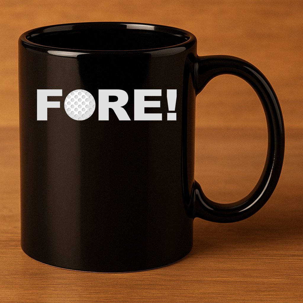 Fore Golf 11oz C Handle Ceramic Mug