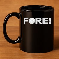 Fore Golf 11oz C Handle Ceramic Mug