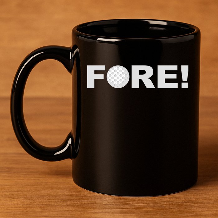 Fore Golf 11oz C Handle Ceramic Mug