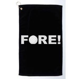 Fore Golf Platinum Collection Golf Towel