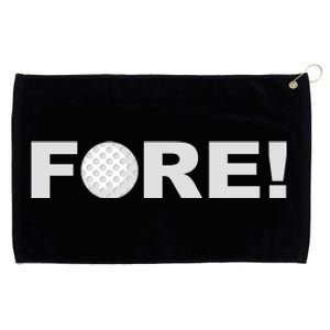 Fore Golf Grommeted Golf Towel