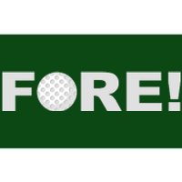 Fore Golf Bumper Sticker