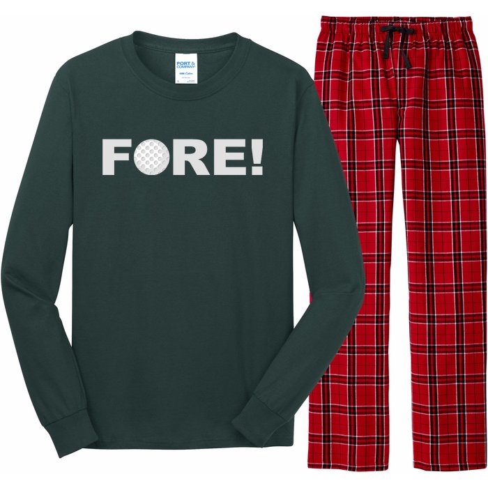 Fore Golf Long Sleeve Pajama Set