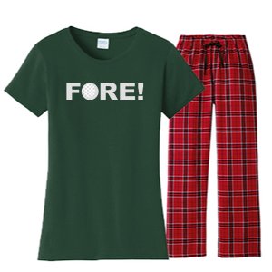 Fore Golf Women's Flannel Pajama Set