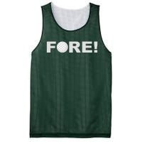 Fore Golf Mesh Reversible Basketball Jersey Tank