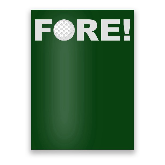 Fore Golf Poster