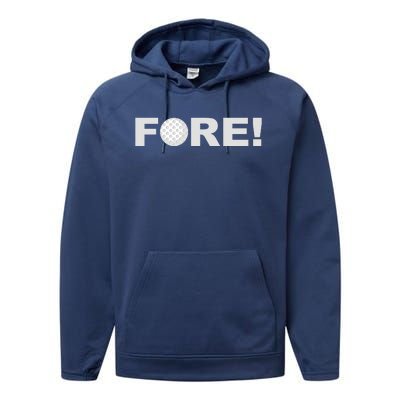 Fore Golf Performance Fleece Hoodie