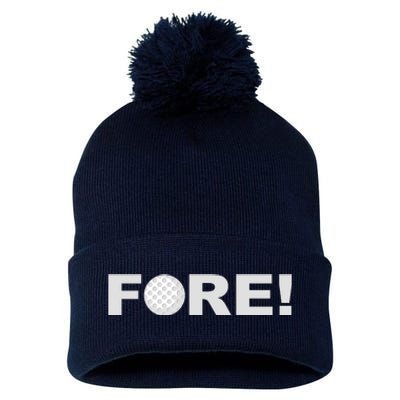 Fore Golf Pom Pom 12in Knit Beanie