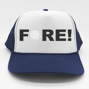 Fore Golf Trucker Hat