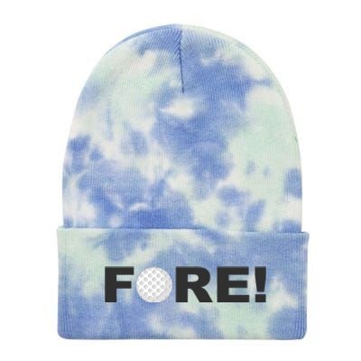 Fore Golf Tie Dye 12in Knit Beanie